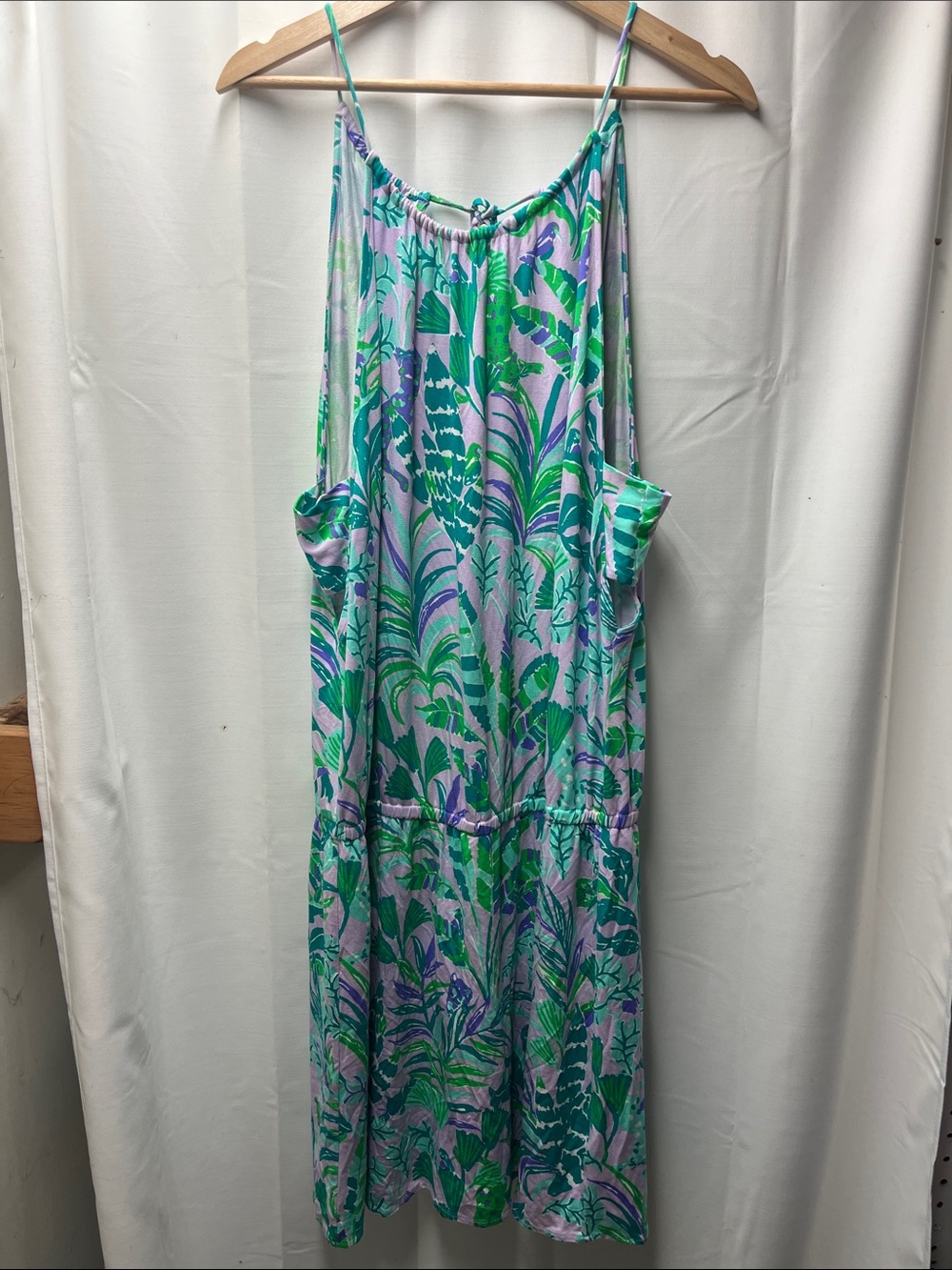 Lilly Pulitzer Gianni Skort Romper in the Purple Iris on the Chase - XL - Picture 4 of 7